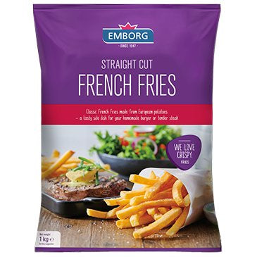 EMBORG French Fries Straight Cut 1 kg