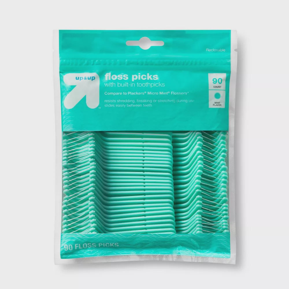 UP & UP Floss Picks - 90 count
