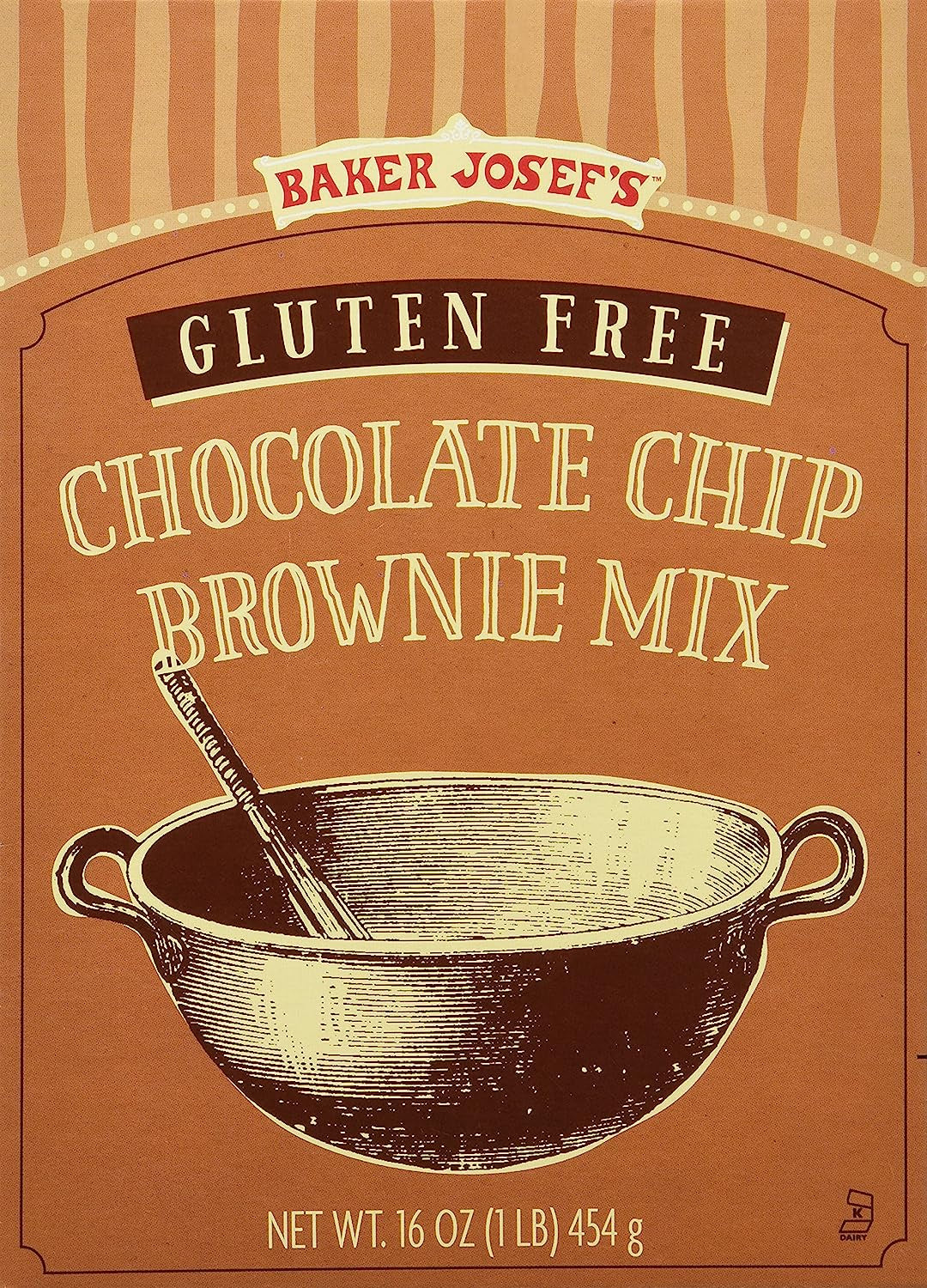 BAKER JOSEF'S Gluten Free Chocolate Chip Brownie Mix 16oz