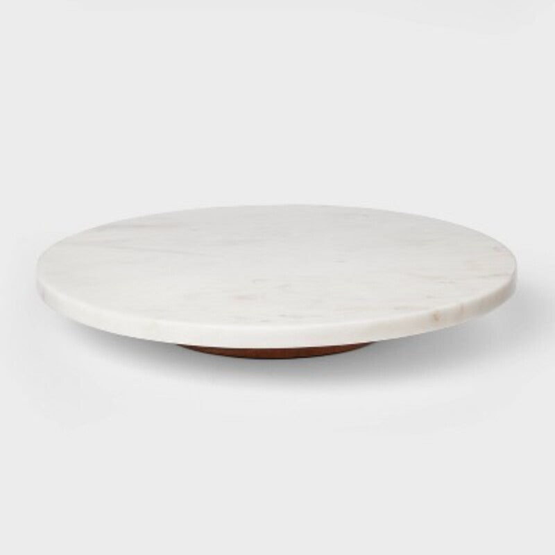 TRESHOLD Marble Lazy Susan 14 "