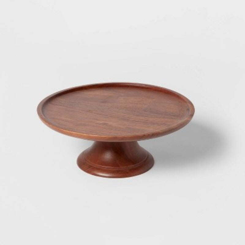 THRESHOLD Wooden Cake Stand 12" tall