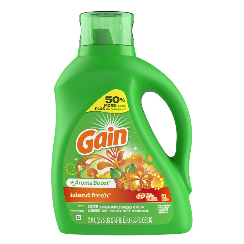 GAIN Aroma Boost Island Fresh Detergent 88oz
