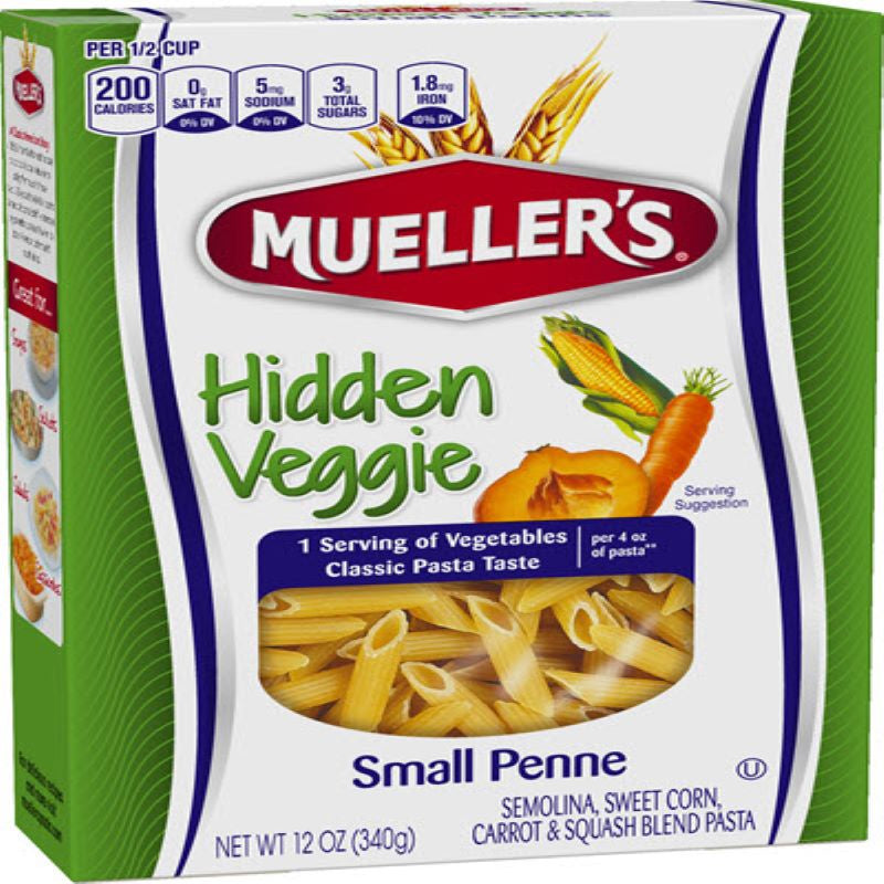 Mueller's Hidden Veggie Small Penne Pasta 12 oz