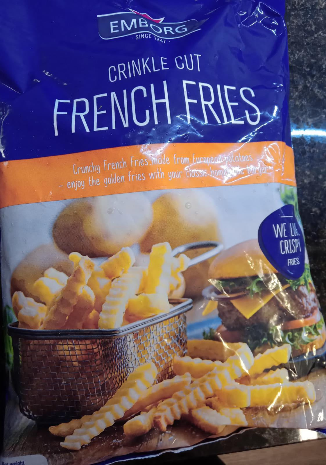 EMBORG French Fries Crinkle Cut 1kg