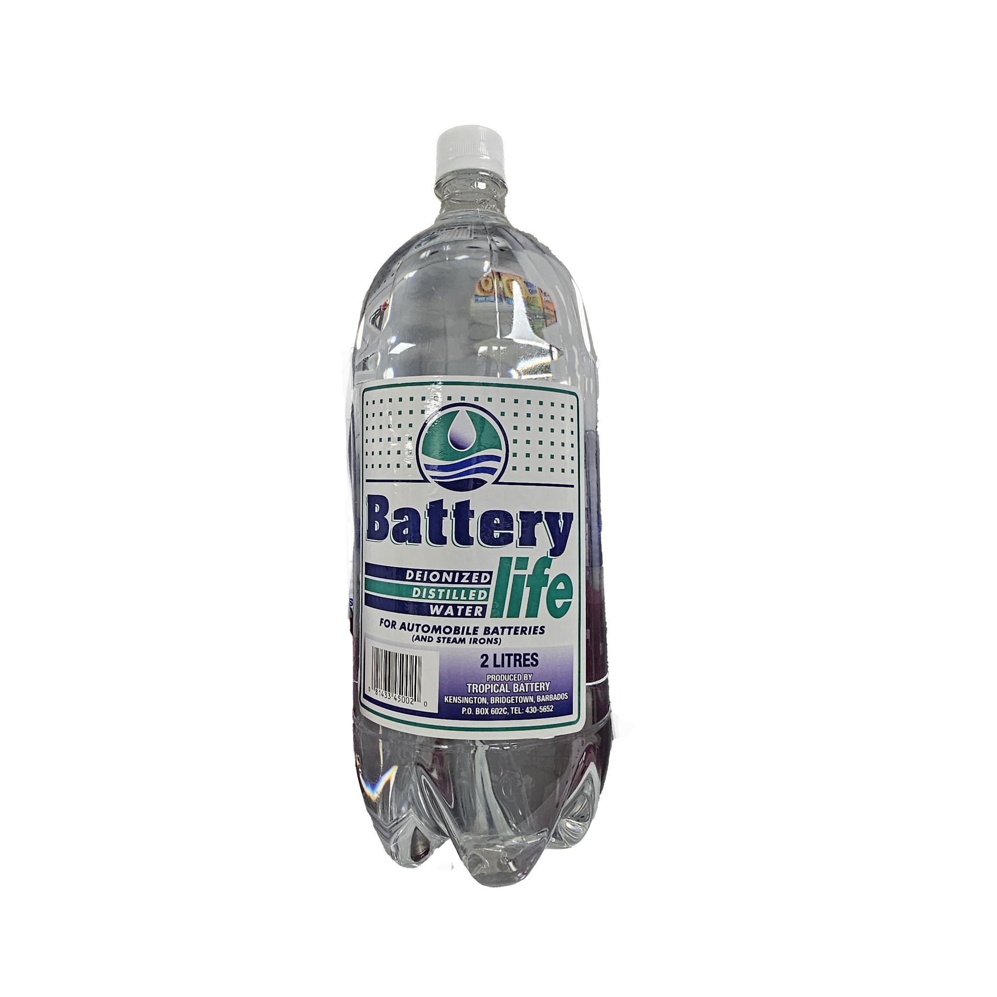BATTERY LIFE Distilled Water 2 Litres