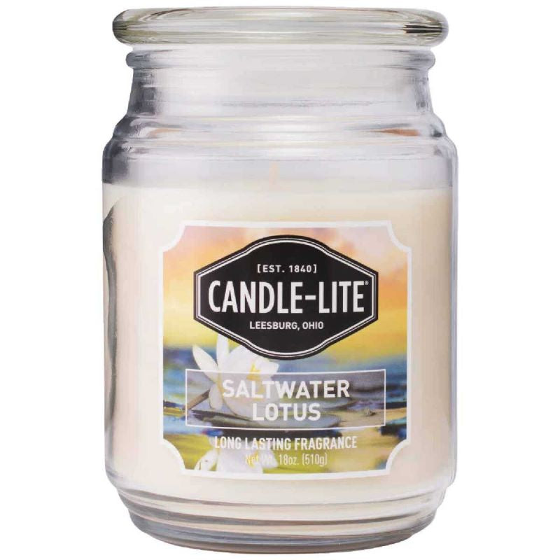 CANDLE-LITE Saltwater Lotus 18 oz