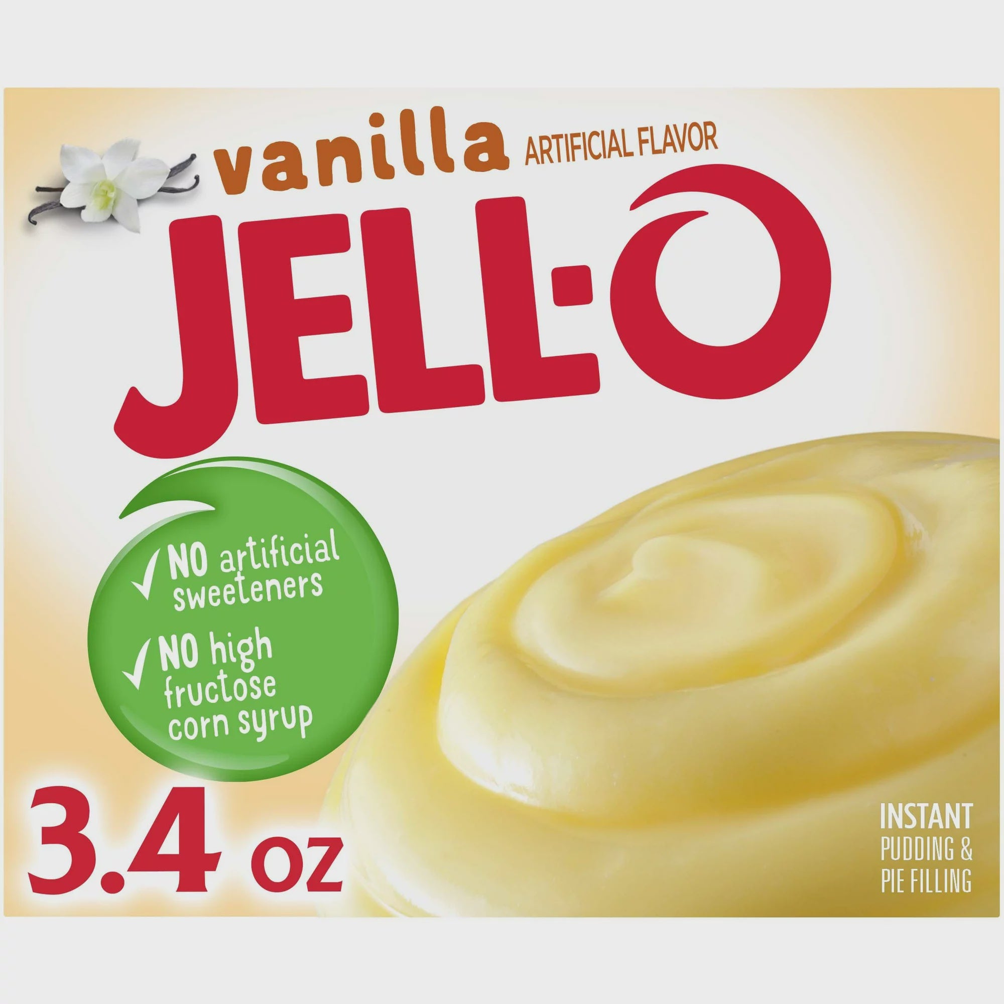 JELL-O Instant Vanilla Pudding Mix 3.4oz