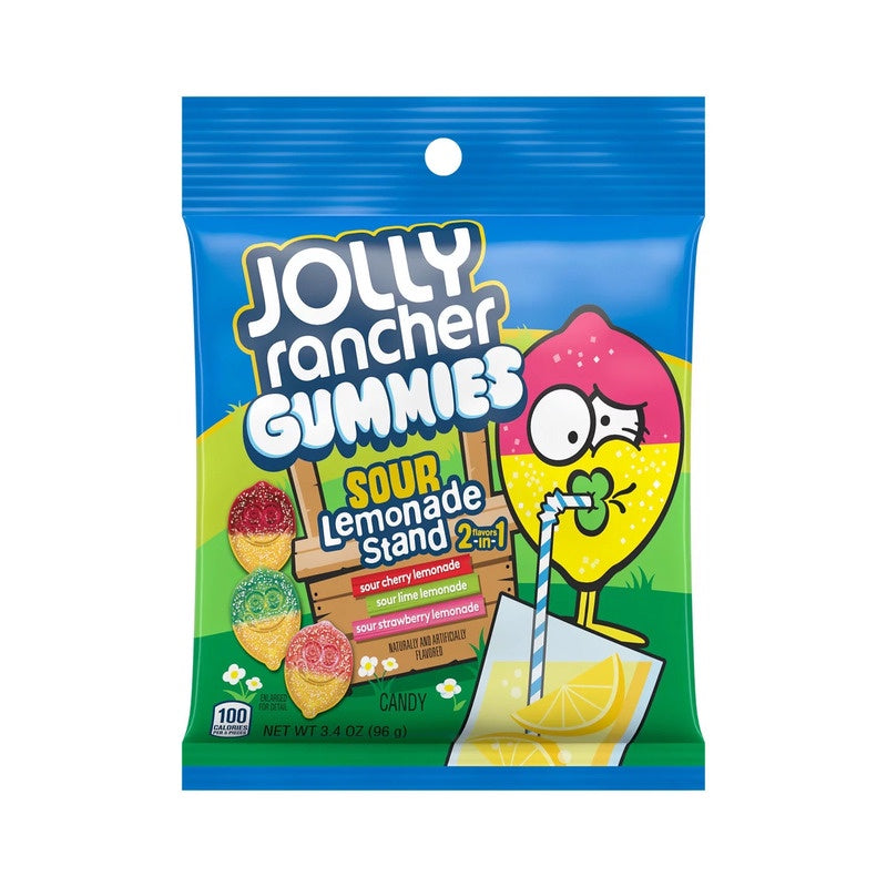 JOLLY RANCHER Gummies Sour Lemonade 3.4oz
