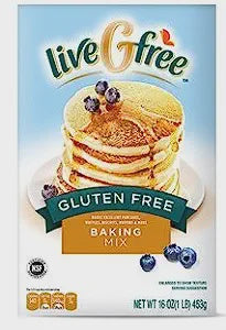 LIVE G FREE Pancake & Baking Mix GF 16oz