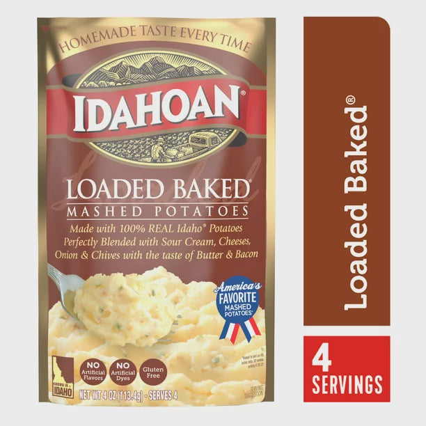 IDAHOAN Loaded Baked Instant Mashed Potatoes 4oz