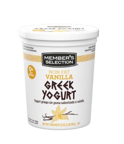 MEMBER'S SELECTION Vanilla Greek Yogurt 2 lb