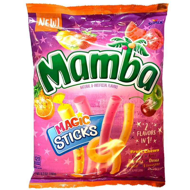 MAMBA Magic Sticks Fruit Chews 6.3oz