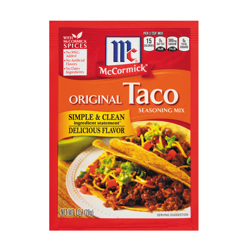 Mc CORMICK Original Taco Seasoning 1oz