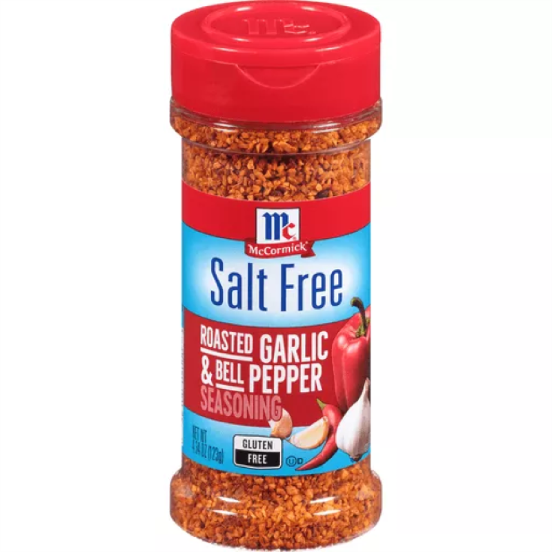 Mc CORMICK  Roasted Garlic & Bell Pepper Seasoning Salt Free 4.34oz