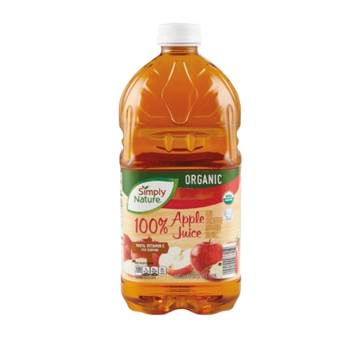 SIMPLY NATURE 100 % Apple Juice Organic 64 oz