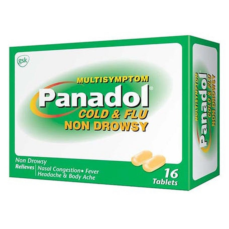PANADOL Day Cold & Flu Non-Drowsy 16 Tablets
