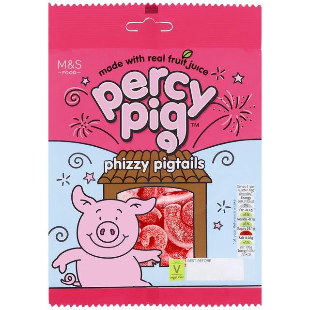 PERCY PIG Phizzy Pigtails 170 g