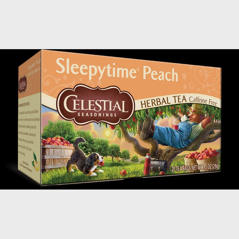 CELESTIAL SEASONINGS Sleepytime Peach Herbal Tea 20 bags