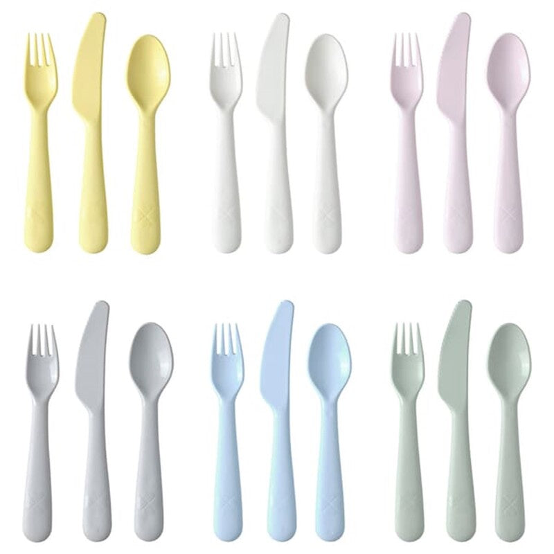 KALAS Plastic Coloured Cutlery 6 pack