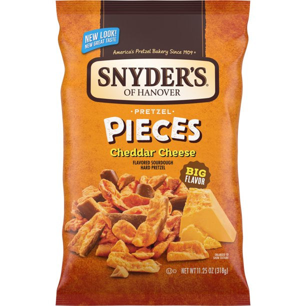 SNYDER'S Pretzel Pieces Cheddar Cheese 11.25 oz
