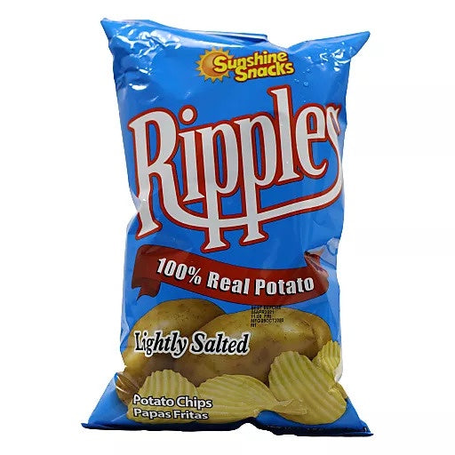 SUNSHINE SNACKS Ripples Lightly Salted 156g