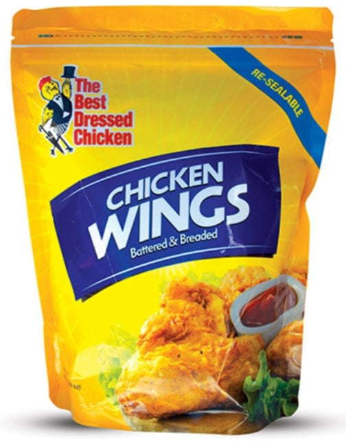 THE BEST DRESSED CHICKEN Breaded Chicken Wings 16oz