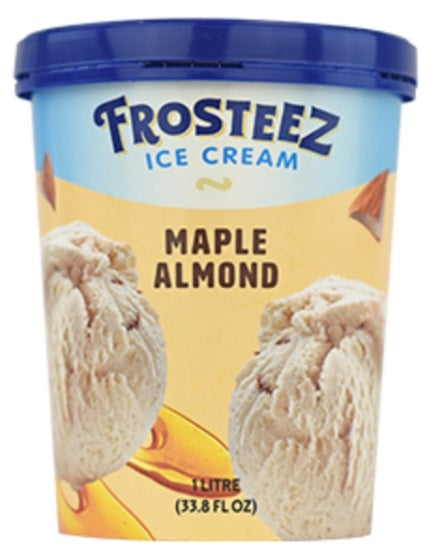 FROSTEEZ Ice Cream Maple Almond 473ml