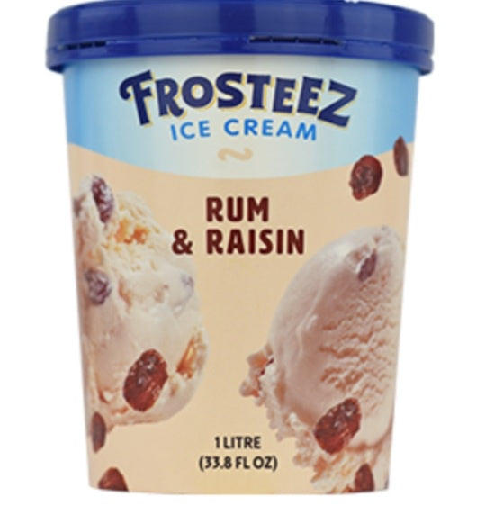 FROSTEEZ Ice Cream Rum & Raisin 2L