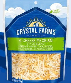 CRYSTAL FARMS 4 Cheese Mexican 16oz