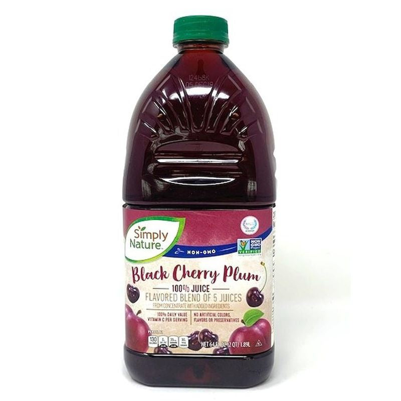 SIMPLY NATURE 100% Juice Black Cherry Plum 64oz