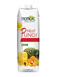 TROPICAL DELIGHT Fruit Punch Juice 1L