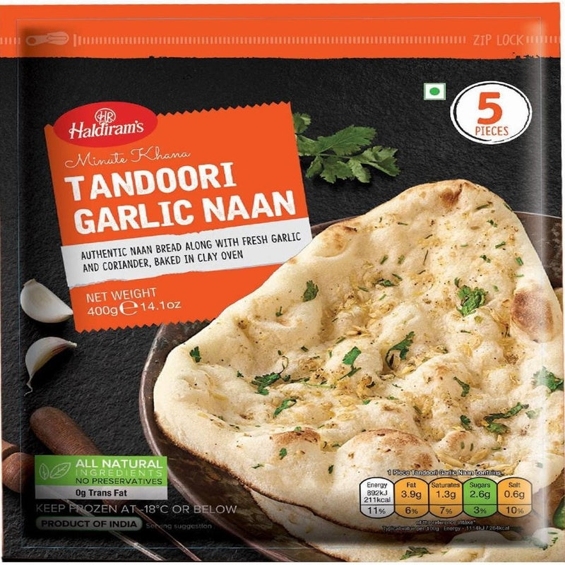 Tandoori NAAN Garlic 5 pack