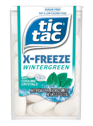 TIC TAC Sugar Free X-Freeze Wintergreen .7oz