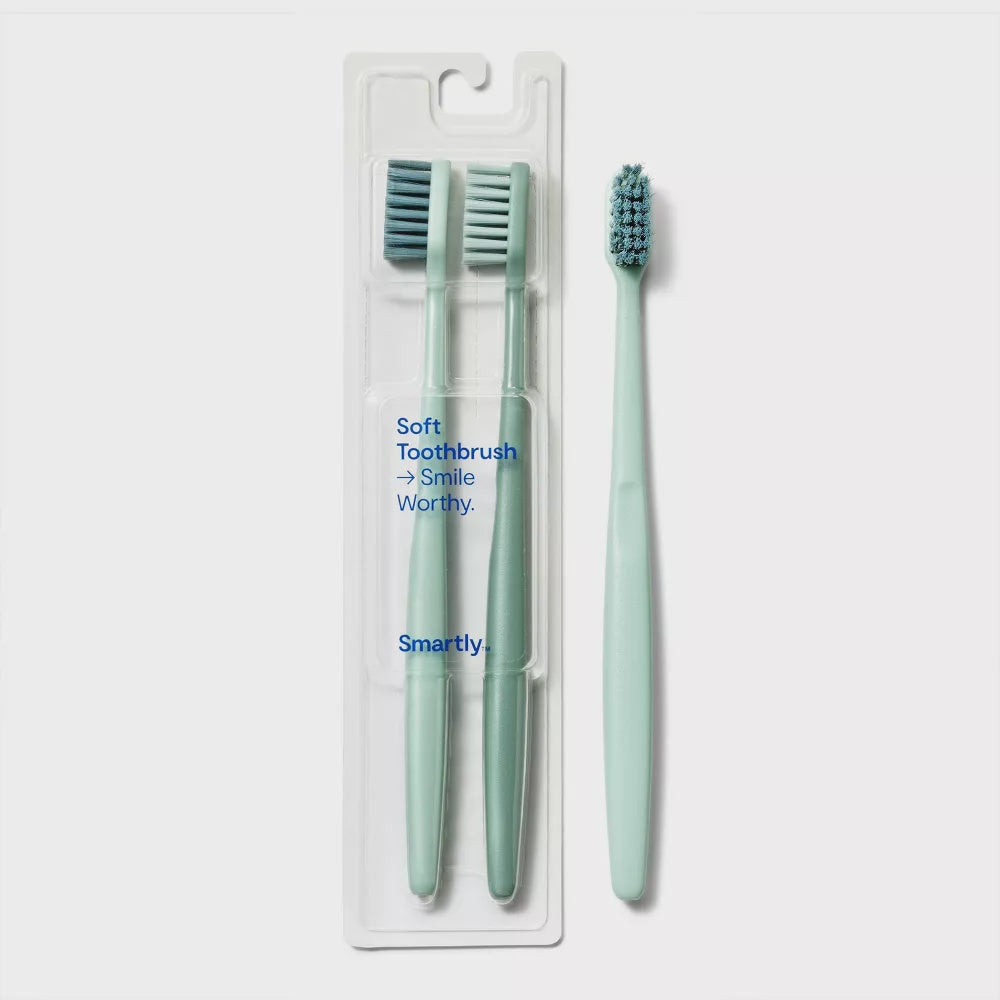 SMARTLY Toothbrushes Soft 2 pack