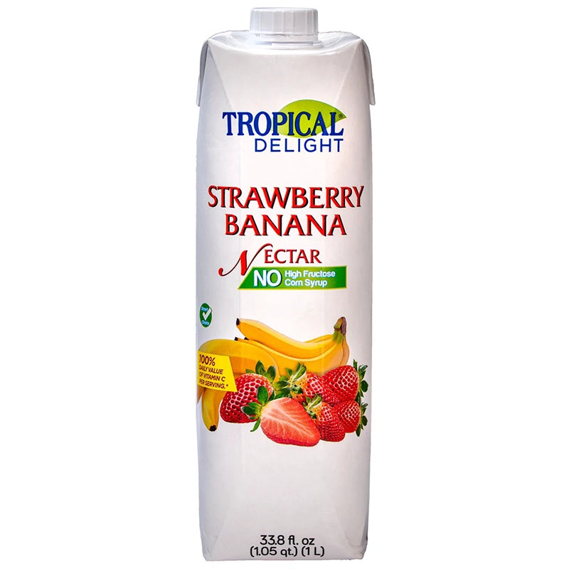 TROPICAL DELIGHT Strawberry Banana Nectar 1L