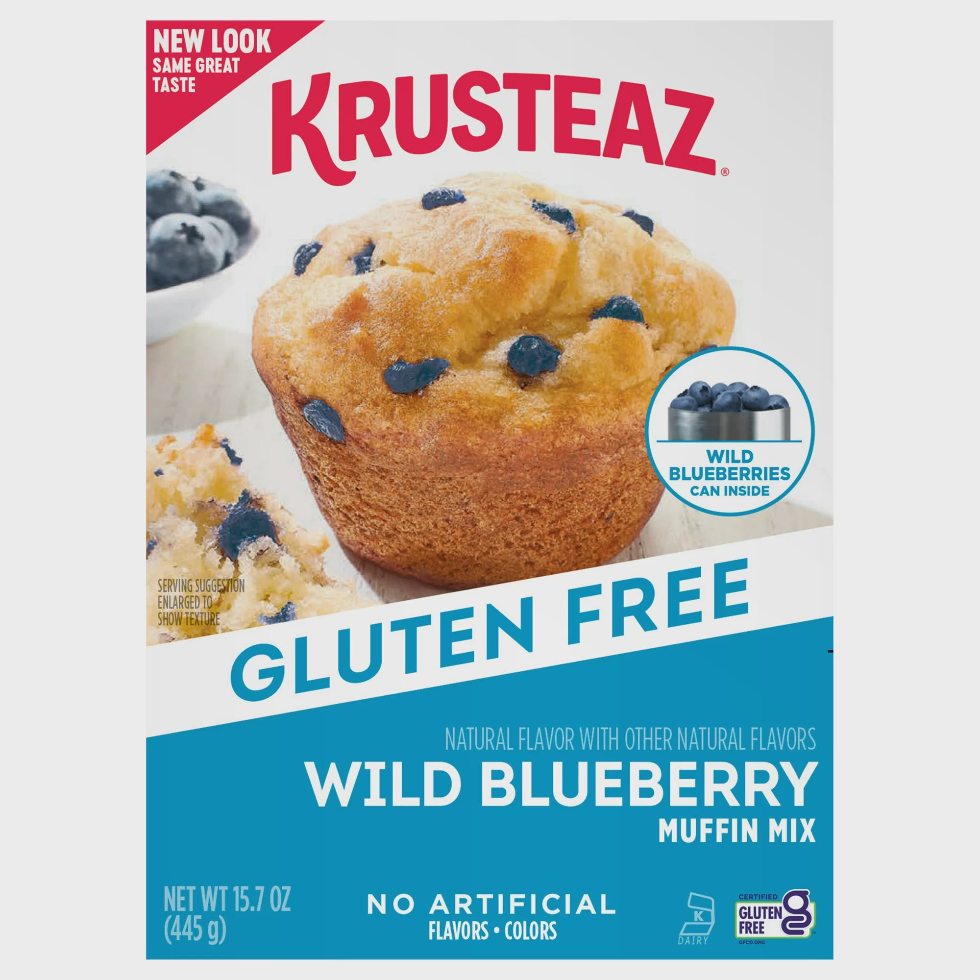 KRUSTEAZ GF Wild Blueberry Muffin Mix 15.7 oz