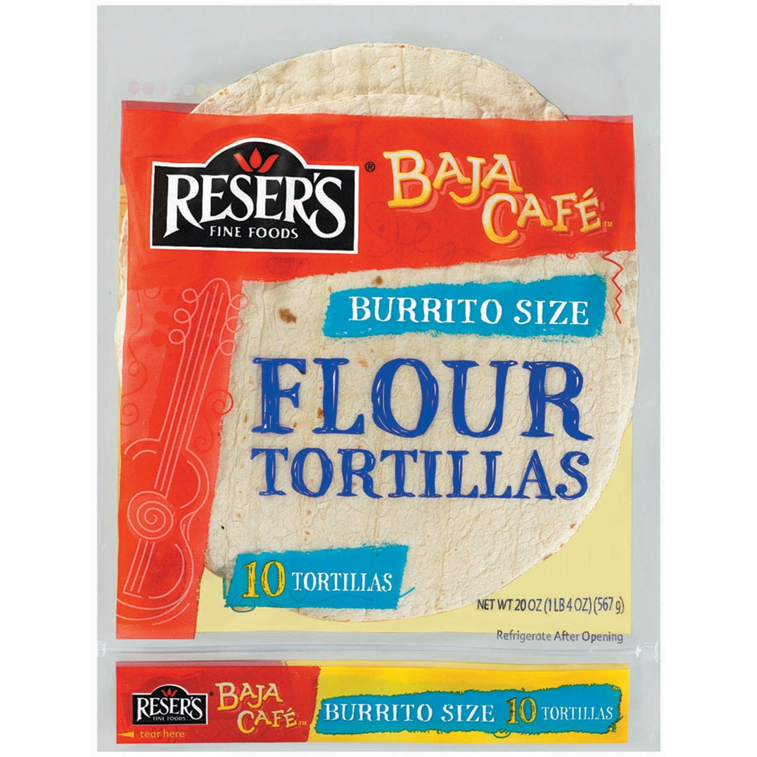 RESER'S Flour Tortillas 10ct  20 oz