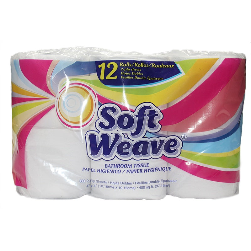 SOFT WEAVE Toilet Paper 12 rolls