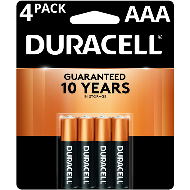 DURACELL Batteries 4pk AAA
