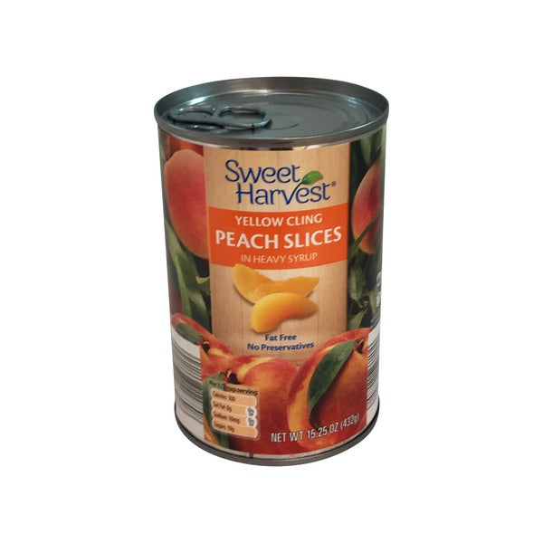 SWEET HARVEST Peach Slices in Heavy Syrup 15.25oz