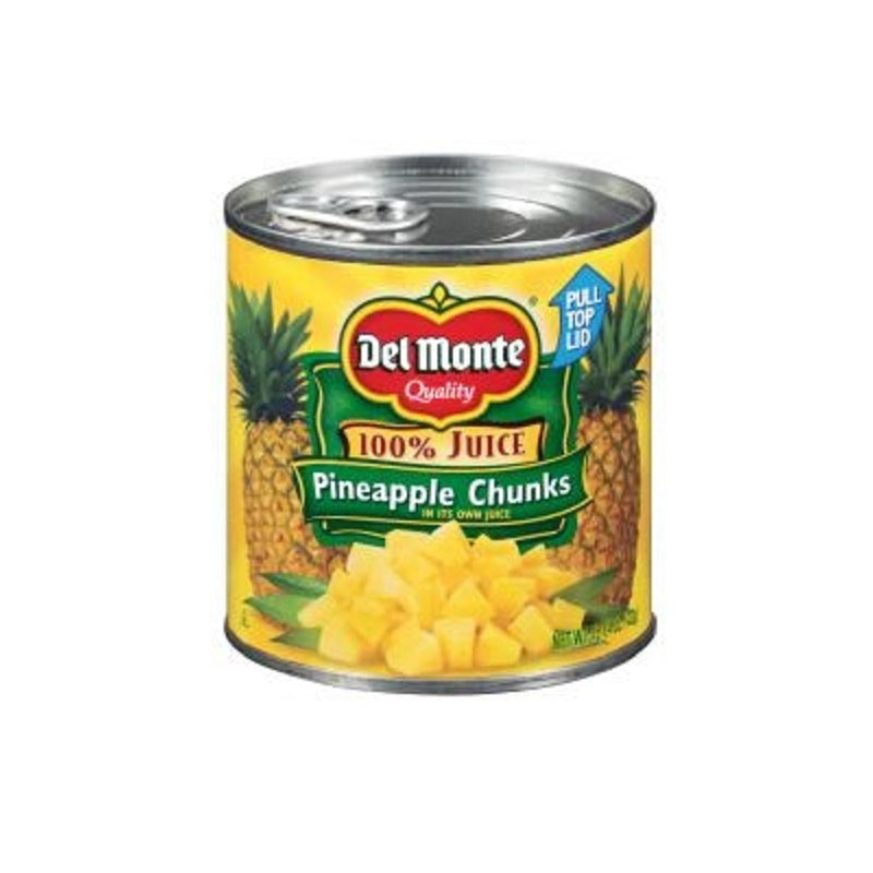 DEL MONTE Pineapple Chunks in 100%  Juice 15.25 oz