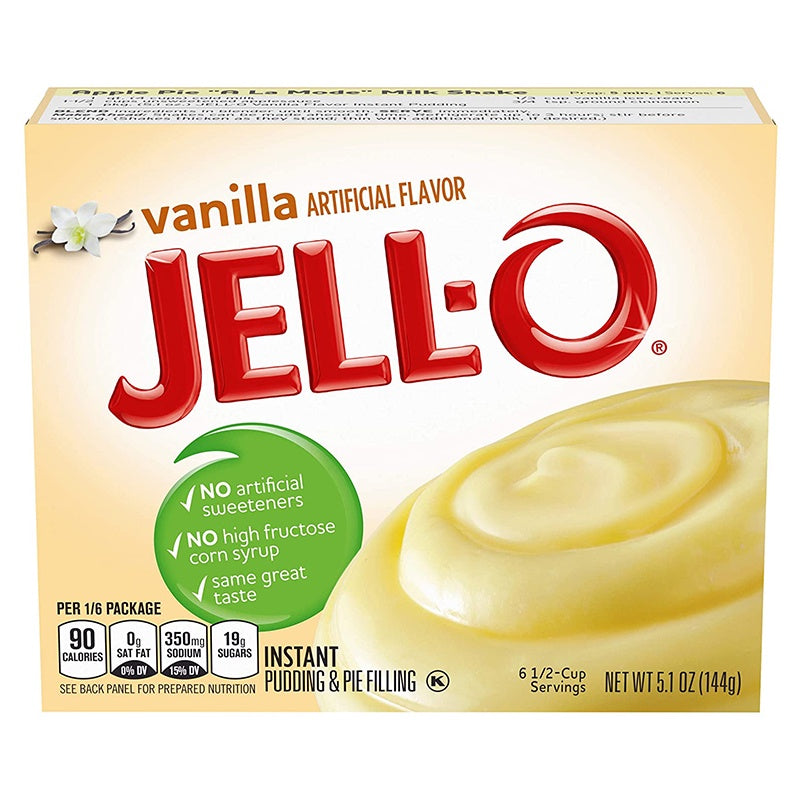 JELL-O Vanilla Instant Pudding & Pie Filling Mix 5.1oz