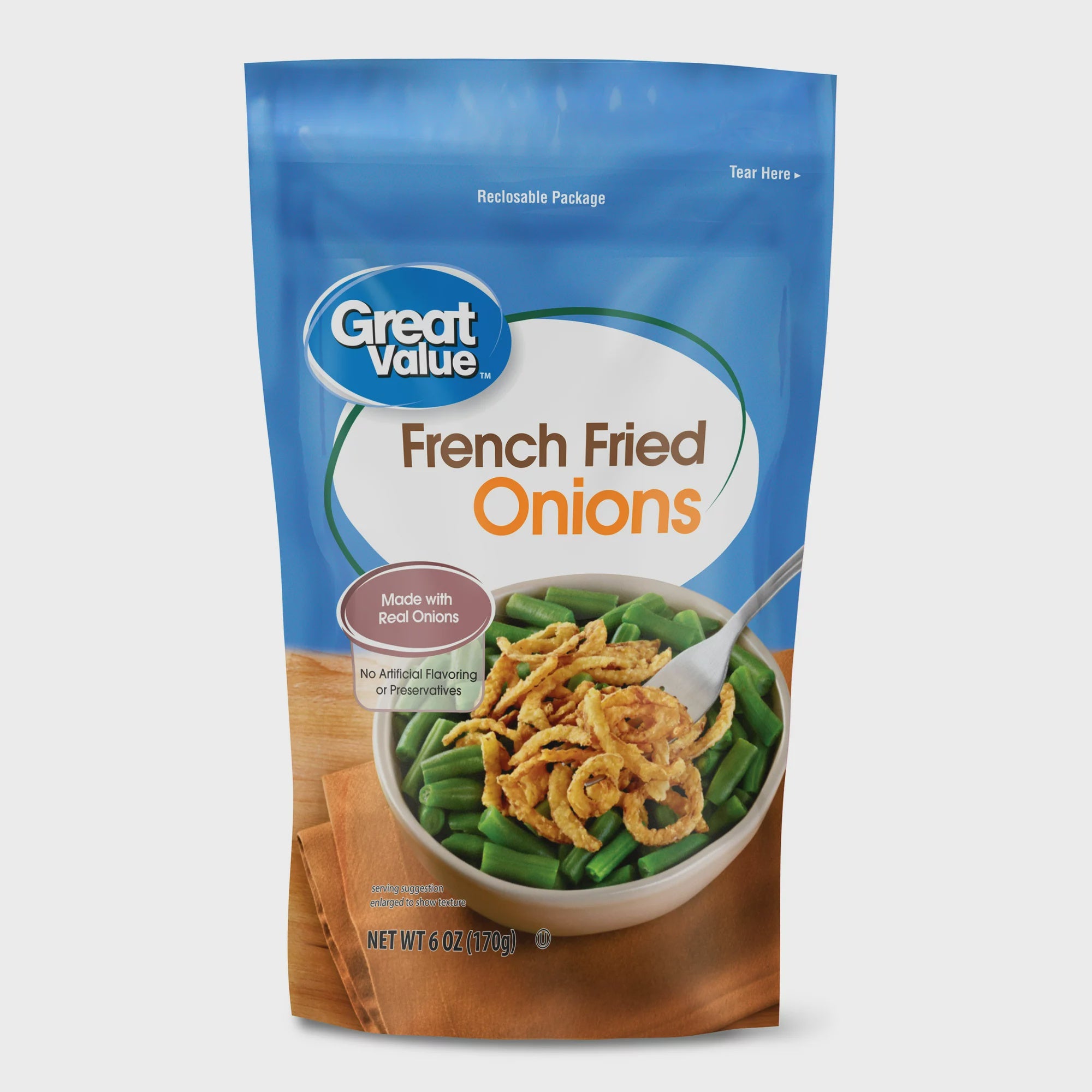 GREAT VALUE French Fried Onions 6 oz