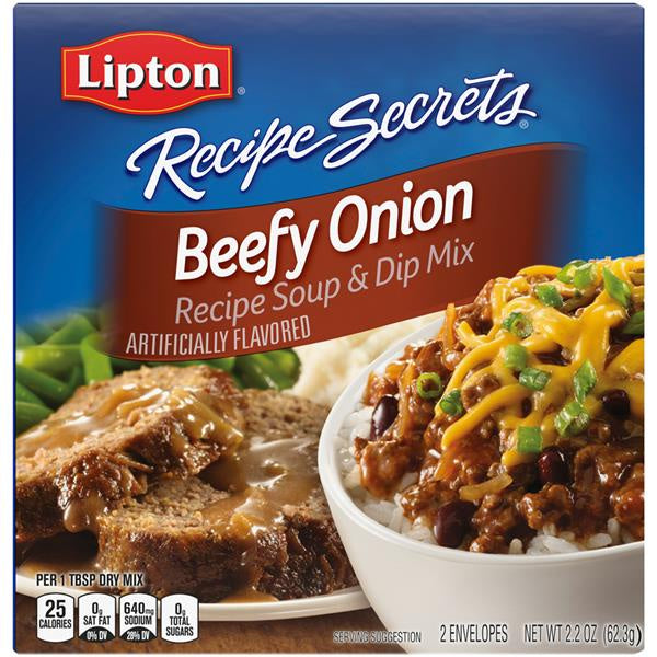 LIPTON Beefy Onion Soup Mix 2.2 oz