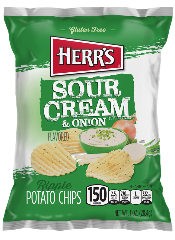 HERR'S Sour Cream & Onion 1oz