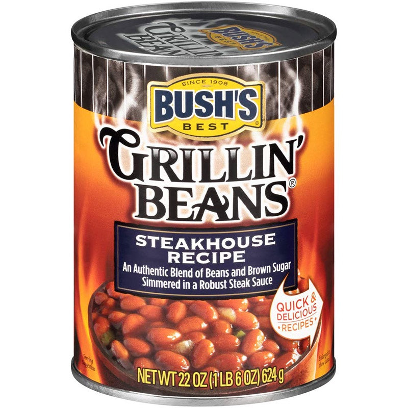 BUSH'S Grillin' Beans Steakhouse Recipe 22 oz