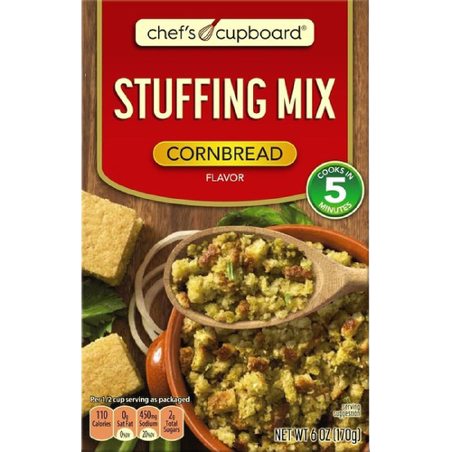 CHEF'S CUPBOARD Cornbread Stuffing Mix 6oz