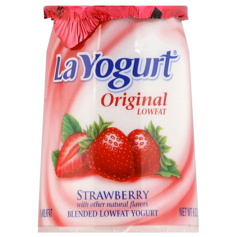 LA YOGURT Lowfat Strawberry 6 oz