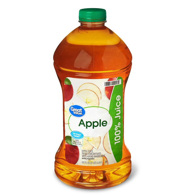 GREAT VALUE Apple Juice 96oz