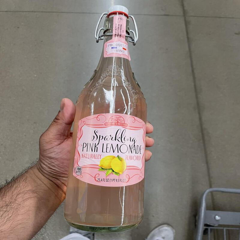 NATURE'S NECTAR Sparking Pink Lemonade 25.4oz